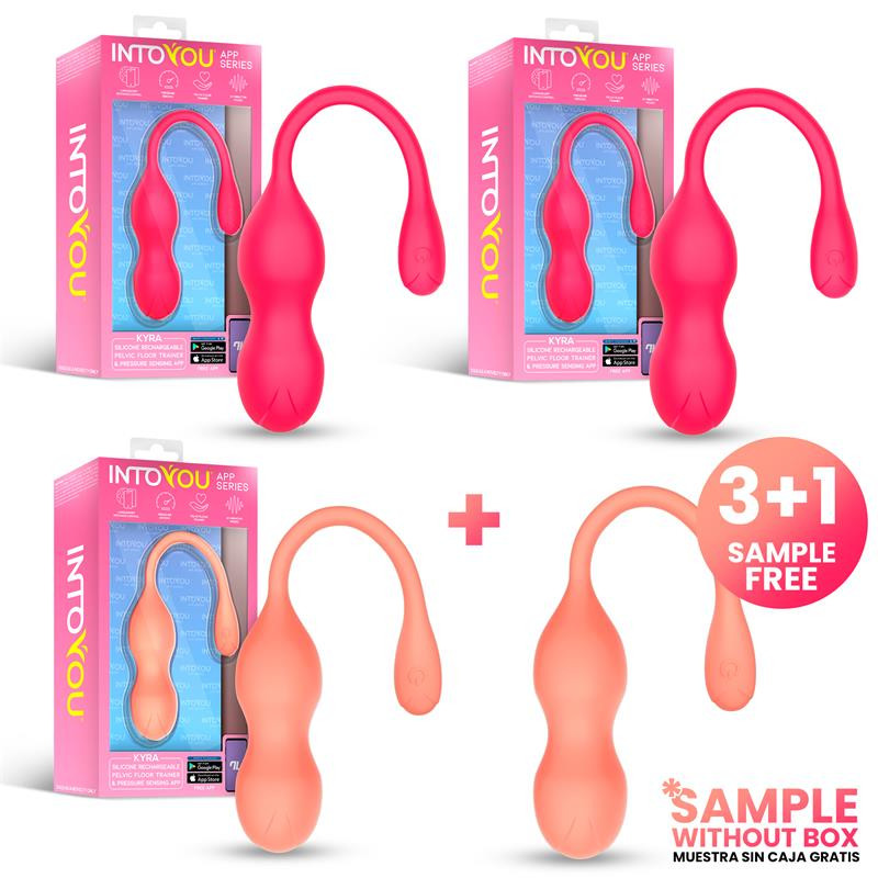 Pack 3 + Tester Kyra Pelvic Floor Trainerwith Pressure Sensing APP