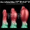 Dual Density Silicone Inflatable Dildo 8