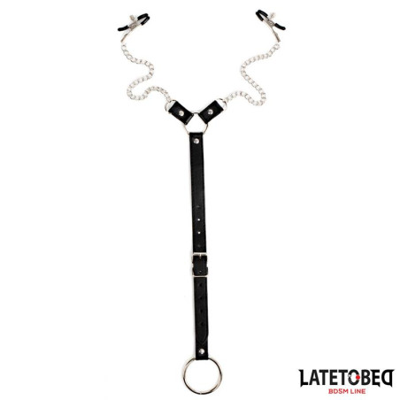 Nipple Clamps With Penis Ring