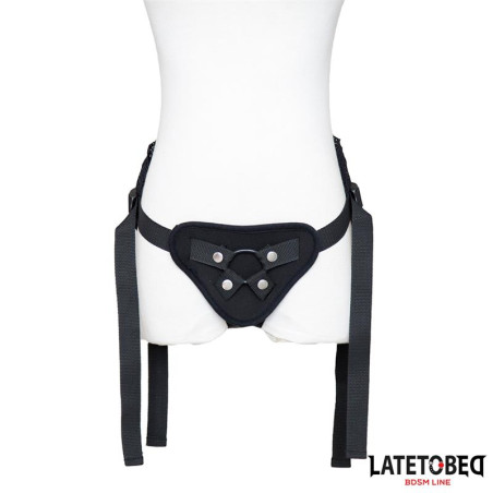 Lace Edge Strap On with Silicone Ring