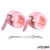 Premium Fur Lined Handcuffs Pink
