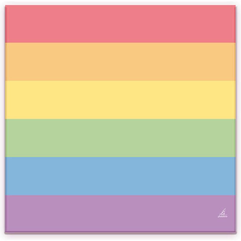 Set of 20 Napkins with the LGBT+ Colors