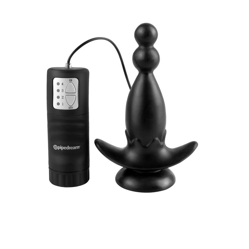 Vibrating Butt Plug Anchor Black