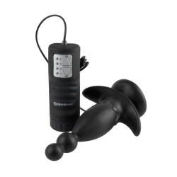 Vibrating Butt Plug Anchor Black