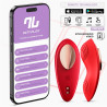Panty Vibrator with App Silicone Red