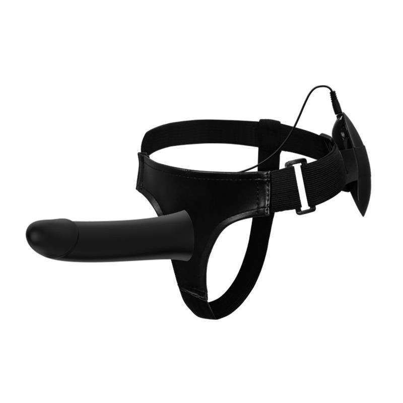 Vibrating Strap On with Hollow Dildo Vito