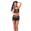 Top and Skirt Black One Size