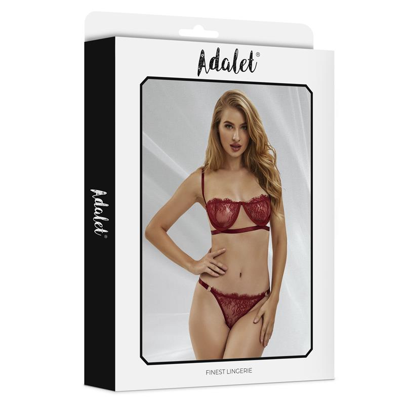Mia Set 2 pcs. Burgundy S-M