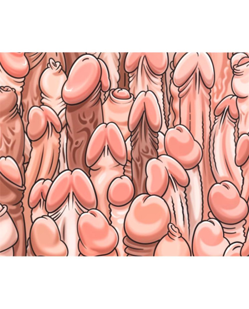 Rectangular Penis PC mat 22 x 18 cm