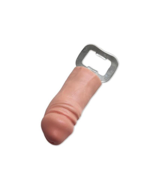 Metal Opener with Rubber Penis