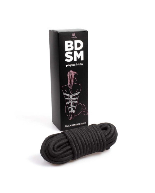 Bondage Rope 10 m Black