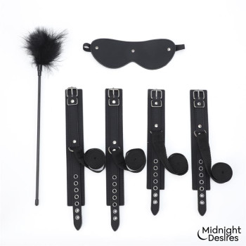Bondage Set with Blindfold, Feather Tickle and Cuffs