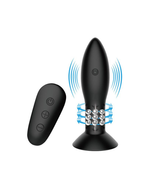 Butt Plug with Vibration and Rotation