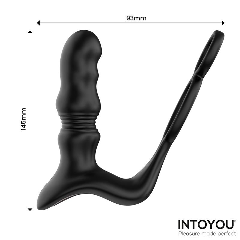 Womp Prostate Massager with Vibration, Thrusting and Remote