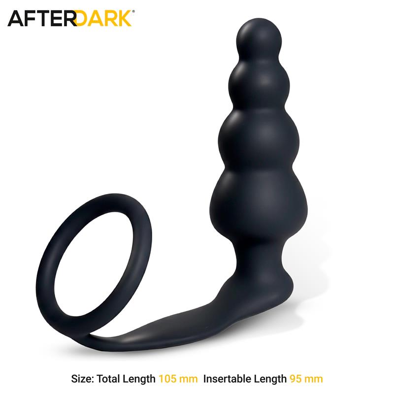 Timko Anal Plug with Silicone Ring