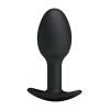 Anal Plug Black with Ball