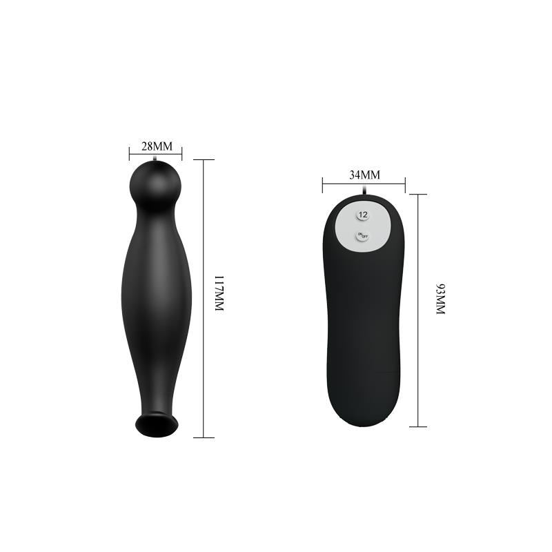Plug Anal con 12 Patrones de Vibraci?n