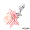 Anal Plug with Jewel and Pompon