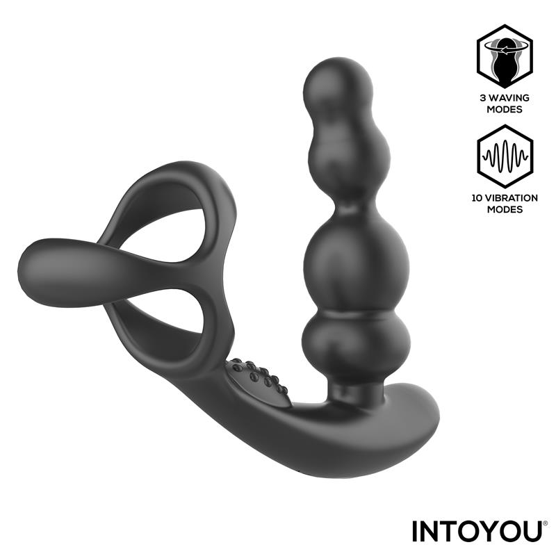 Klark Vibrating and Waving Butt Plug with Remote