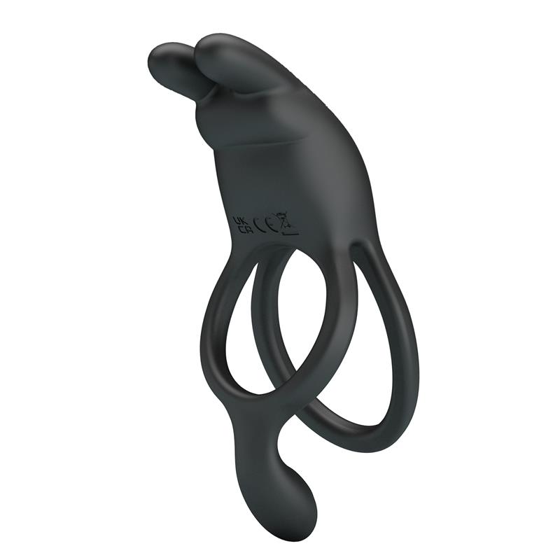 Seth Vibrating Double Cock Ring