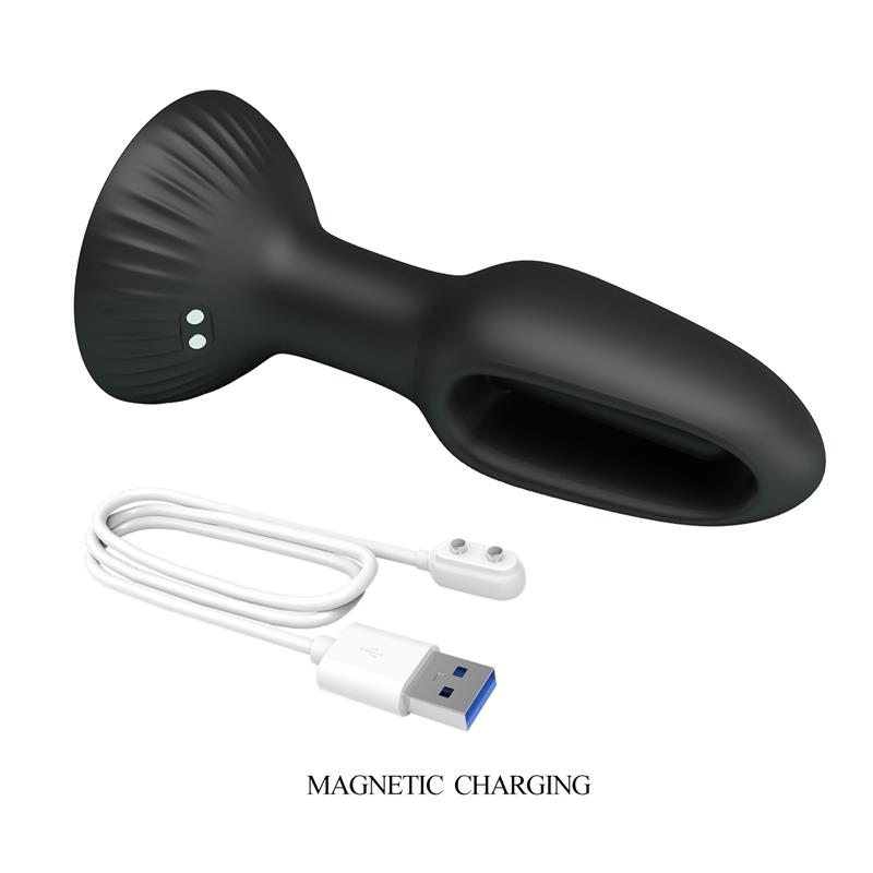 Hubert Anal Plug with 7 Wiggling