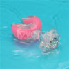 Gemoria Silicone Butt Plug dual crescent-shaped tip Glow Dark