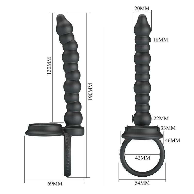 Dillion Anal Chain with Penis Ring