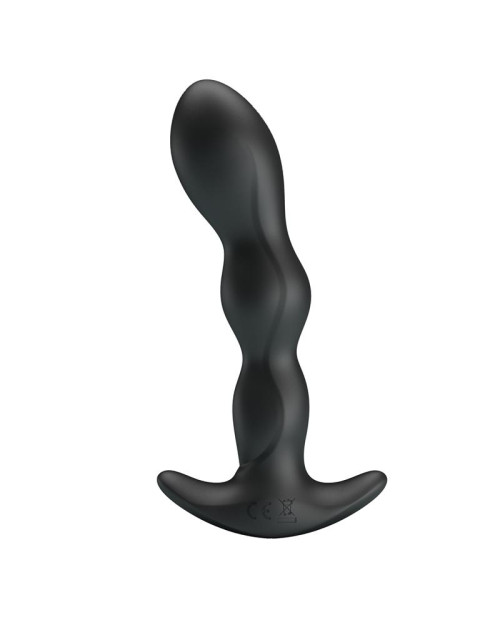 Yale Butt Plug with Vibration Black