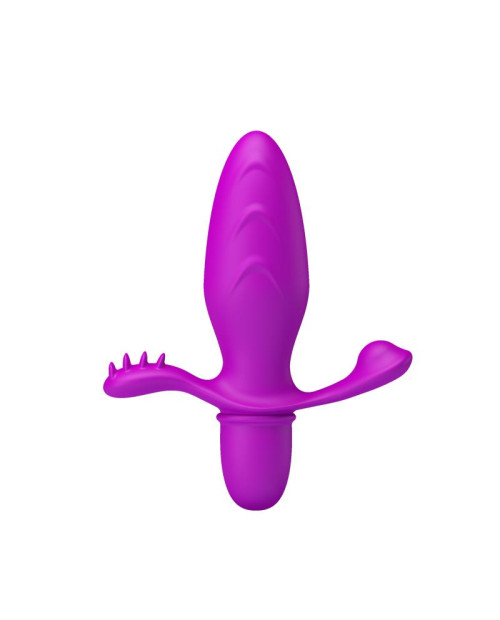 Butt Plug with Vibration Fitch Purple