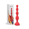 Vibrating Anal Beads with Rose Base