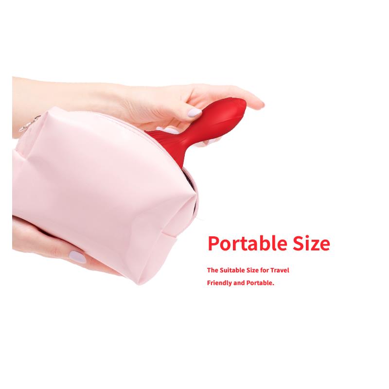 Vibrating anal plug with Rose Base