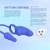 Dally Butt Plug with CockRing with Vibration