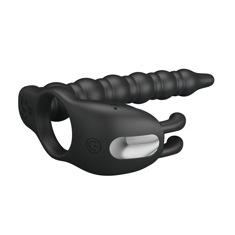 Blackney Cock Ring Vibrator Plug Silicone