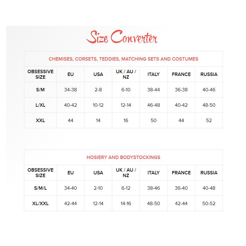 865-CHE-1 Chemise and Thong Black