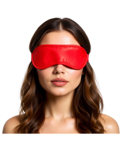Satin Blindfold Red