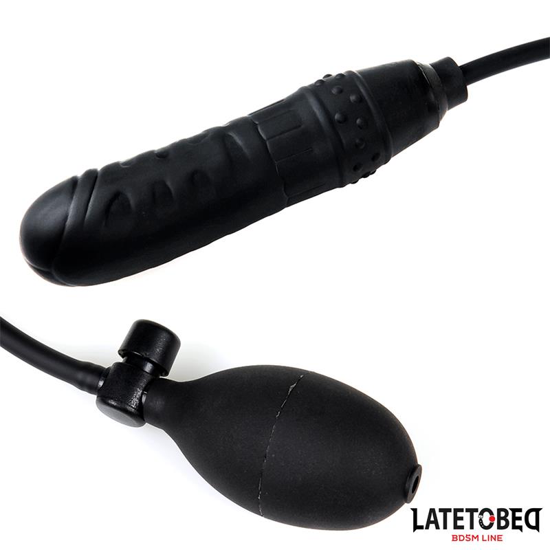 Inflatable Dildo with Manual Pump