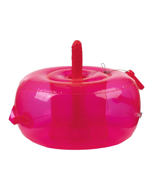 Inflatable Cushion with Vibrating Dildo and Rmote Ding Dong