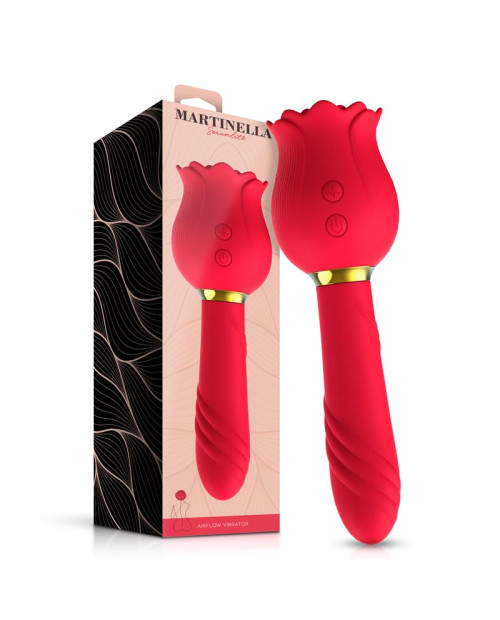Rose with Suction and Vibe 2 in 1
