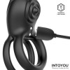Konny Vibrating Rabbit Double Cockring with Remote