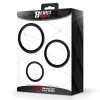 Set of 3 Penis Rings Silicone S, M and L