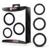 Set of 3 Penis Rings Silicone S, M and L