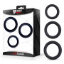 Set of 3 Penis Rings Silicone S, M and L