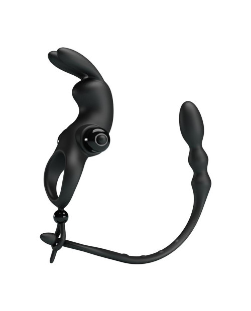 Vibrating Ring with Desmontable Anal Chain