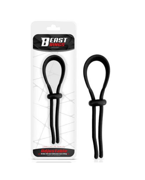 Adjustable Wider Arrest Silicone Cock Ring