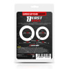 Solid Silicone Double Penis Ring 2.5 / 3 cm