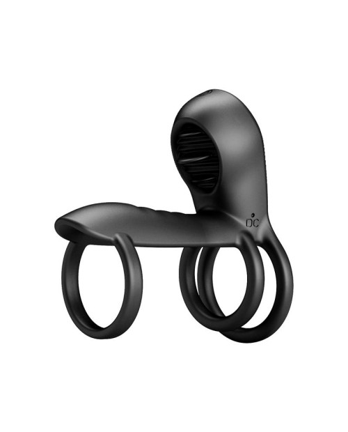 Jammy Triple Vibrating Penis Ring USB