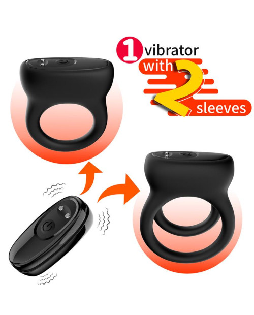 Vibrating cock ring set of 2