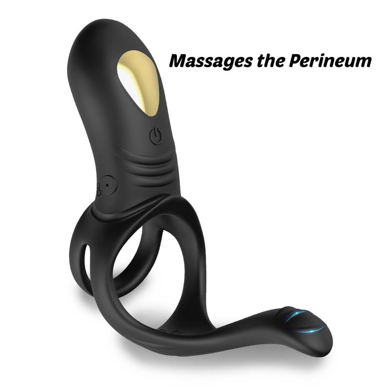 Vibrating Penis Ring with Perianal Stimulation