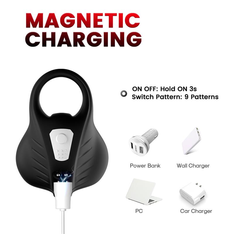 Vibrating Penis and Resticles Ring