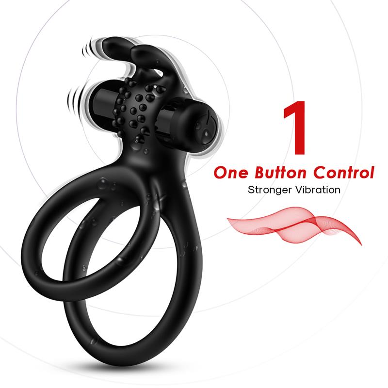 Vibrating bunny Penis ring